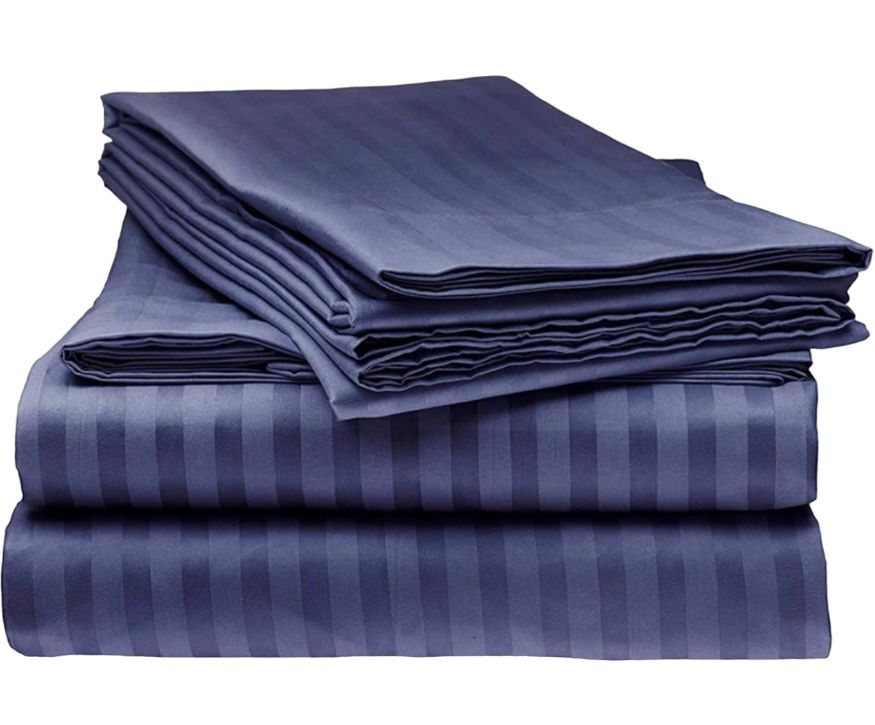 Постільна білизна із страйп-сатину S1011